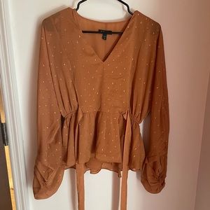 Express Peplum Blouse Size Small